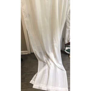 Sheer Cottage Window Curtains Panels Treatment Size 48"x72" 2 Pcs